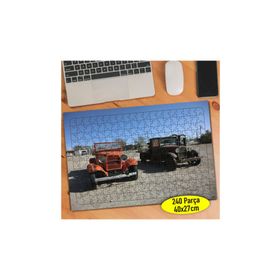 6984 Terk Edilmiş Eski Hurda Araba 240 Parça Puzzle Yapboz