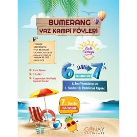 6'dan 7'ye Bumerang Yaz Kampı Föyleri