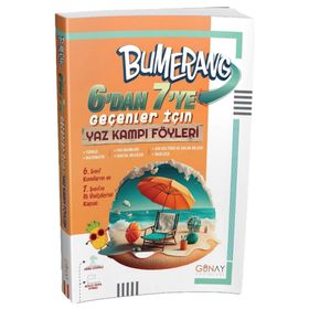 6'dan 7'ye Bumerang Yaz Kampı Föyleri