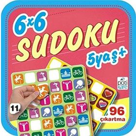 6x6 Sudoku 11 +5 Yaş - Pötikare Yayıncılık