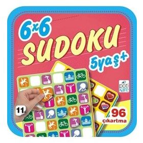 6x6 Sudoku 11 +5 Yaş - Pötikare Yayıncılık