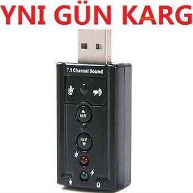 7.1 Usb Ses Kartı Çevirici Dönüştürücü