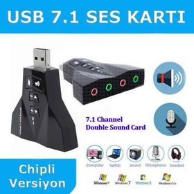 7.1 Usb Ses Kartı Çevirici Dönüştürücü
