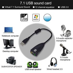 7.1 Usb Ses Kartı Çevirici Dönüştürücü
