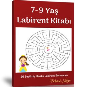 7-9 Yaş İçin Labirent Bulmaca Kitabı - Murat Kuzu