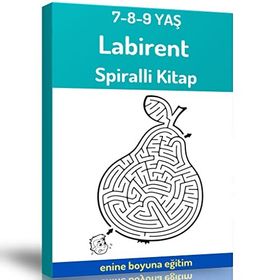 7-9 Yaş İçin Labirent Kitabı - Enine Boyuna Eğitim