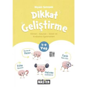 7-9 Yaş Junior Master Dikkat Geliştirme Egzersizleri Okyanus Yayınları