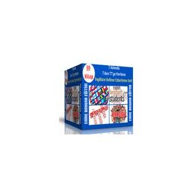 7 Adımda İngilizce Kelime Ezberleme Kitap Seti 19 Fasikül Renkli Kitap Enine Boyuna Eğitim