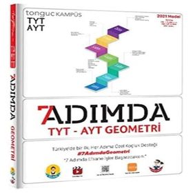 7 Adımda TYT AYT Geometri Soru Bankası 2021-Tonguç Akademi Yayınları