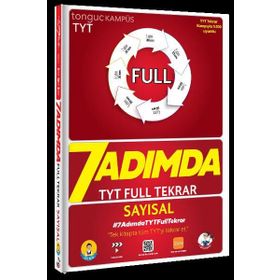 7 Adımda TYT Full Tekrar Soru Bankası-Sayısal-Tonguç Akademi Yayınları