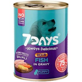 7 Days Balıklı 415 gr Konserve Yavru Köpek Maması