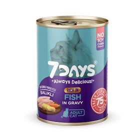 7 Days Taze Balık Etli 415 gr Yetişkin Kedi Konservesi