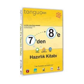 7 'den 8 'e Türkçe Matematik Fen Bilimleri Hazırlık Kitabı - Tonguç Akademi Yayınları