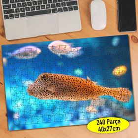 7 Mavi Denizde Su Altı Canlısı Balıklar 240 Parça Puzzle Yapboz