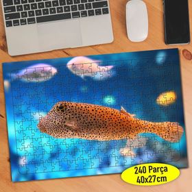 7 Mavi Denizde Su Altı Canlısı Balıklar 240 Parça Puzzle Yapboz