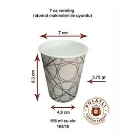 7 Oz 3000'li Karton Bardak