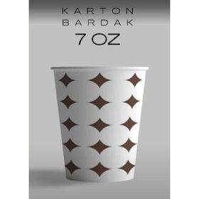 7 Oz Kullan At 200 Adet Karton Bardak