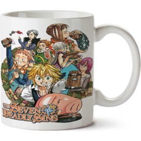 7 Pecados Capitais Nanatsu Seven Deadly Sins Baskılı Kupa