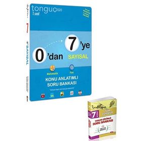 7. Sınıf 0 dan 7 ye Sayısal Konu Anlatımlı Soru Bankası + Data 7. Sınıf Tüm Dersler Soru Bankası - Tonguç Akademi Yayınları