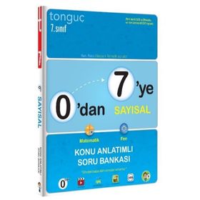 7. Sınıf 0 dan 7 ye Sayısal Konu Anlatımlı Soru Bankası + Data 7. Sınıf Tüm Dersler Soru Bankası - Tonguç Akademi Yayınları