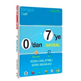 7. Sınıf 0 dan 7 ye Sayısal Konu Anlatımlı Soru Bankası + Data 7. Sınıf Tüm Dersler Soru Bankası - Tonguç Akademi Yayınları
