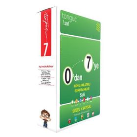 7. Sınıf 0'dan 7'ye Sayısal + 0'dan 7'ye Sözel Set - Tonguç Akademi Yayınları