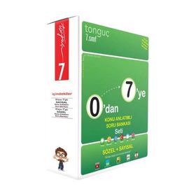 7. Sınıf 0'dan 7'ye Sayısal + 0'dan 7'ye Sözel Set - Tonguç Akademi Yayınları