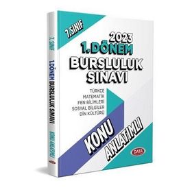 7. Sınıf 1. Dönem Bursluluk Sınavı Konu Anlatımlı - Data Yayınları