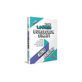 7. Sınıf 1. Dönem Bursluluk Sınavı Konu Anlatımlı - Data Yayınları