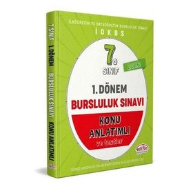 7. Sınıf 1. Dönem Bursluluk Sınavı Konu Anlatımlı - Editör Yayınları
