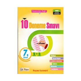 7. Sınıf 10 Deneme Sınavı Palme Yayınları
