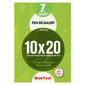 7. Sınıf 10x20 Fen Bilimleri Kazanım Pekiştirme Denemeleri Seti 1.Dönem-Tudem Yayınları