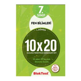 7. Sınıf 10x20 Fen Bilimleri Kazanım Pekiştirme Denemeleri Seti 1.Dönem-Tudem Yayınları