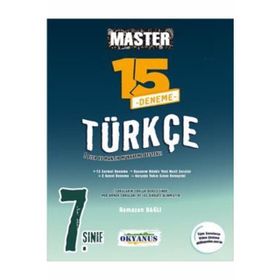 7. Sınıf 15 Türkçe Master Denemesi - Okyanus Yayınları