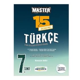 7. Sınıf 15 Türkçe Master Denemesi - Okyanus Yayınları