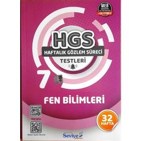 7. Sınıf 32 Hafta Fen Bilimleri Hgs Testleri Seviye Yayınları