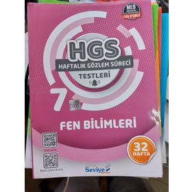 7. Sınıf 32 Hafta Fen Bilimleri Hgs Testleri Seviye Yayınları