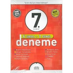 7. Sınıf 6 Sıralı 2 Genel Deneme Rty Rota Yayınları