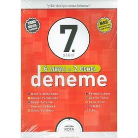 7. Sınıf 6 Sıralı 2 Genel Deneme Rty Rota Yayınları