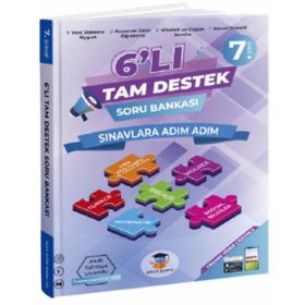 7. Sınıf 6'lı Tam Destek Tüm Dersler Soru Bankası-Zeka Küpü Yayınları