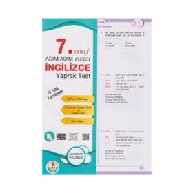 7. Sınıf Adım Adım İngilizce Yaprak Test - Bilal Işıklı Yayınları