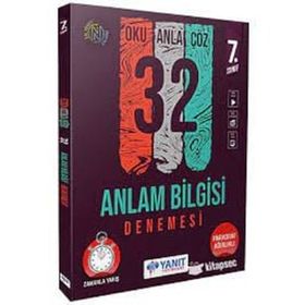 7. Sınıf Anlam Bilgisi 32 Denemesi - Yanıt Yayınları