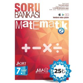 7. Sınıf AORT Matematik Soru Bankası Analiz Yayınları