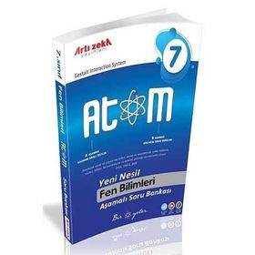 7. Sınıf Atom Fen Bilimleri Aşamalı Soru Bankası Artı Zeka Yayınları
