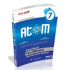 7. Sınıf Atom Fen Bilimleri Aşamalı Soru Bankası Artı Zeka Yayınları