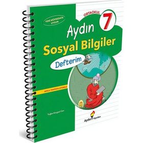 7. Sınıf Aydın Sosyal Bilgiler Defterim - Aydın Yayınları