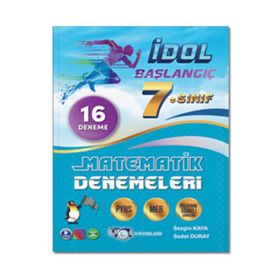7. Sınıf Başlangıç Matematik 16 Deneme 2022 - İdol Yayınları
