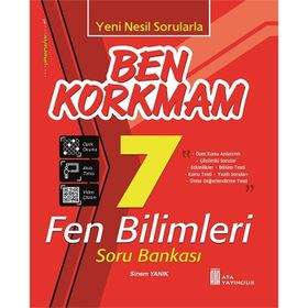7. Sınıf Ben Korkmam Fen Bilimleri Soru Bankası Ata Yayıncılık