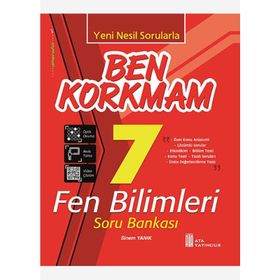 7. Sınıf Ben Korkmam Fen Bilimleri Soru Bankası Ata Yayıncılık