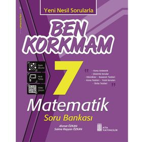 7. Sınıf Ben Korkmam Matematik Soru Bankası Ata Yayıncılık